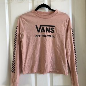 pink vans long sleeve
